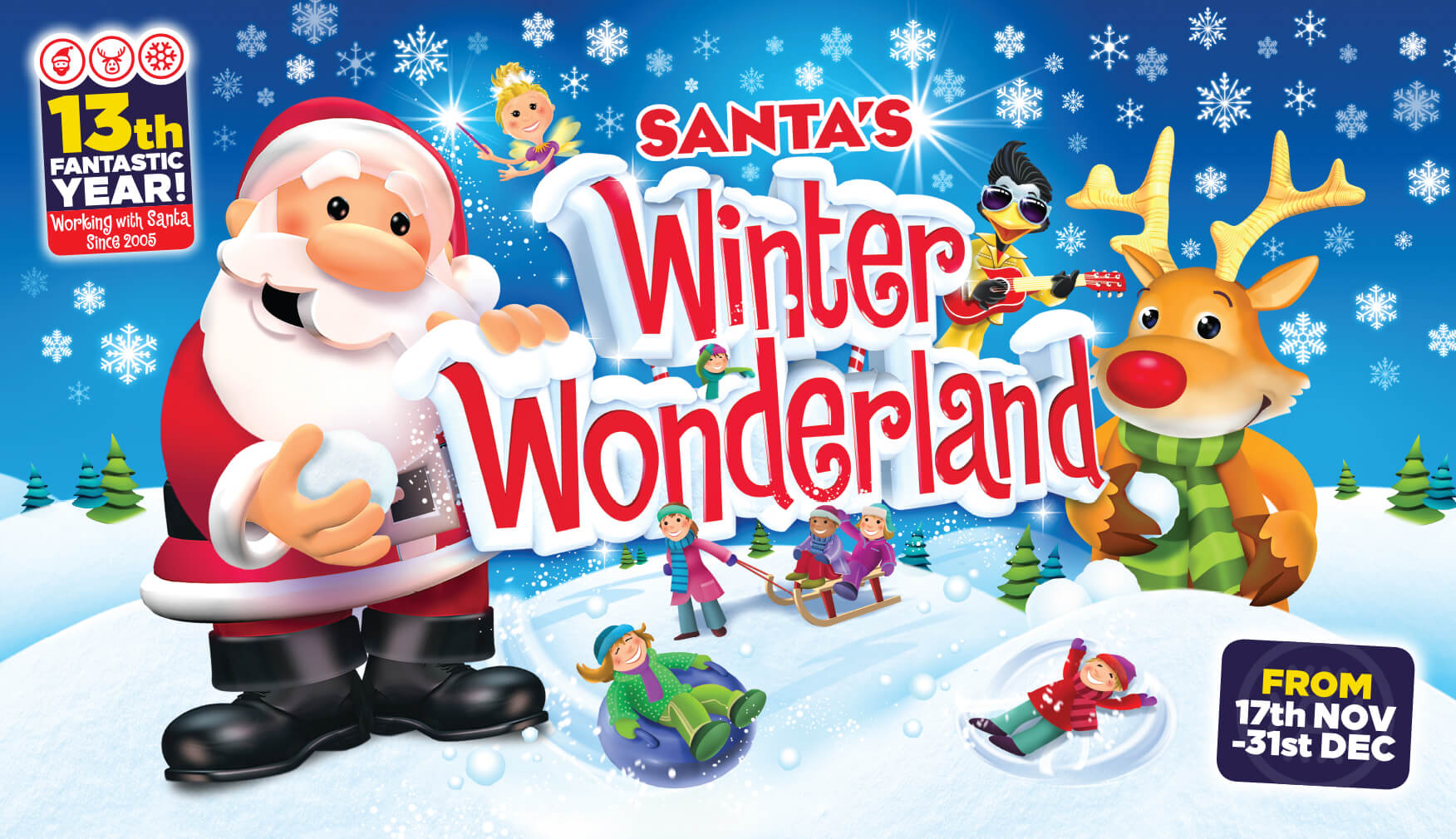 Watch The Santas Winter Wonderland Video Snowdome