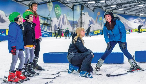 Learn to ski or snowboard